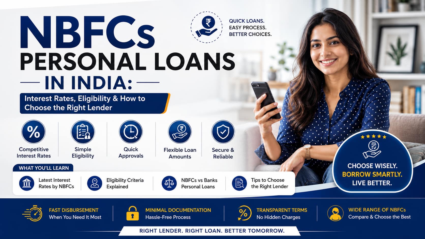 NBFCs Personal Loans in India: Interest Rates, Eligibility & How to Choose the Right Lender (2026 Guide) 1 NBFCs Personal Loans in India Interest Rates, Eligibility & How to Choose the Right Lender (2026 Guide)